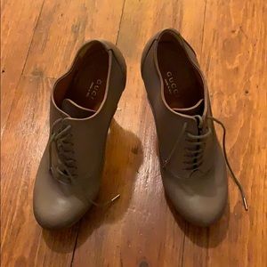 Gucci Ankle Tie Booties Heels 35 5